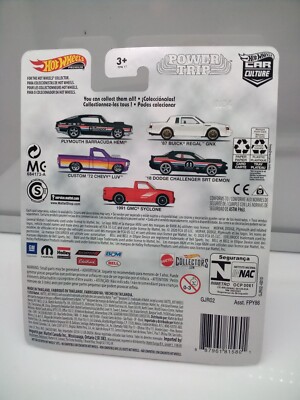 HOT WHEELS SET Drag Strip Demons Willy's Plymouth Chevy lot de 5 (NG78