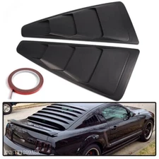1/4 Quarter Side Window Louver Cover Fit For 2005-2014 Ford Mustang GT