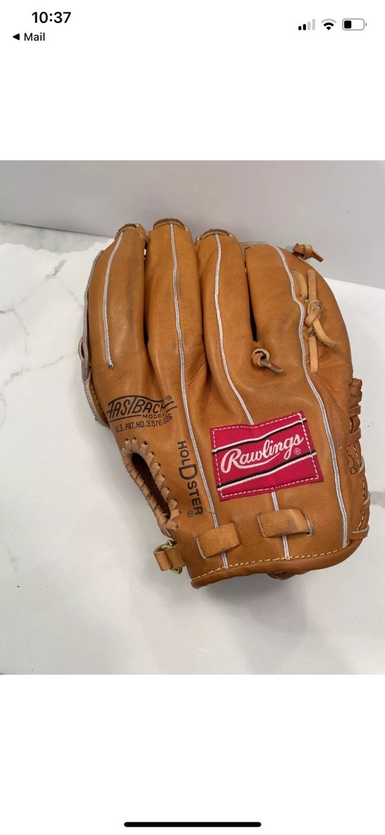 Vintage Rawlings Fastback Glove Edge-U-cated Heel Hinged Pad