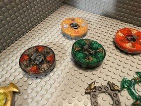 LEGO Ninjago Spinner parts lot / mixed colors / battle attack / use with figures