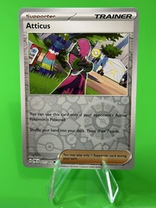 ⭐⭐⭐Pokemon Atticus S & V Paldean Fates Reverse Holo Uncommon 077/091 NM!!⭐⭐⭐