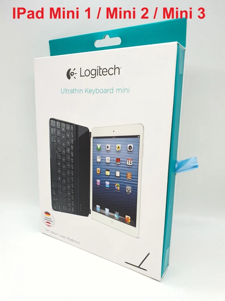 Logitech Ultrathin Keyboard Tastatur Cover iPad mini 1 2 3 DE Layout