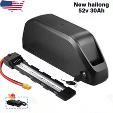 52V 30Ah Jumbo/New Hailong EBike Battery Lithium Pack for 1500W Electric Motor