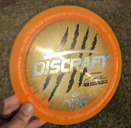 Pearly Orange Discraft First Run 4X Claw Mcbeth Z FORCE Used 170-172g - 第 2/4 張圖片