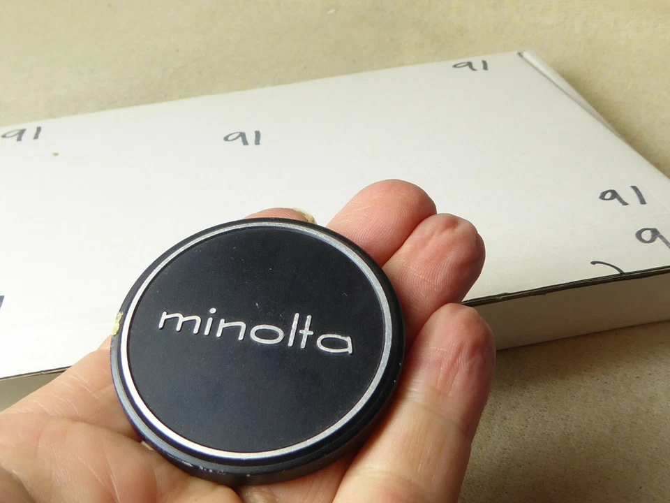 Minolta 54mm Slip On Front Camera Lens Cap For 52mm Filter Ring MC / MD / SR - Image 2 of 4