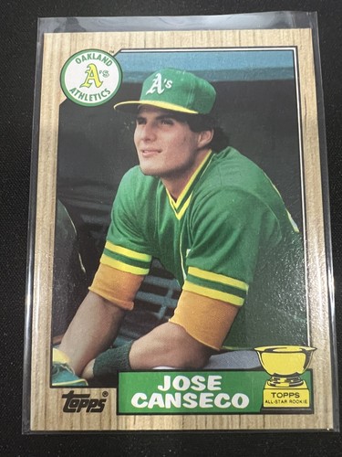 1987 TOPPS SET 620 JOSE CANSECO ALL STAR ROOKIE CUP Mint EBay