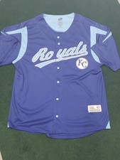 Kansas City Royals Jersey Dynasty Genuine MLB Apparel Size L 