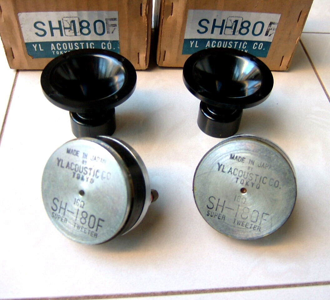 YL 音響 , YL Acoustic H-18 Yoshimura YL Acoustic SH-180F HS-2000 Horn type super tweeter Pair of
