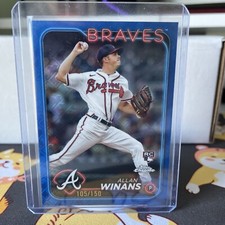 2024 Topps Chrome Allan Winans Blue Refractor Rookie 105/150 #249