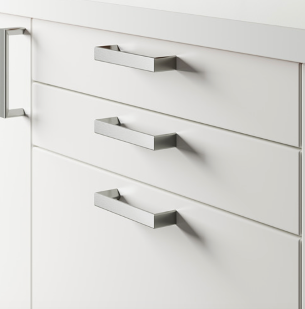 IKEA TYDA Cabinet Pull Handles, 138 mm, Stainless Steel, 2 Psc in