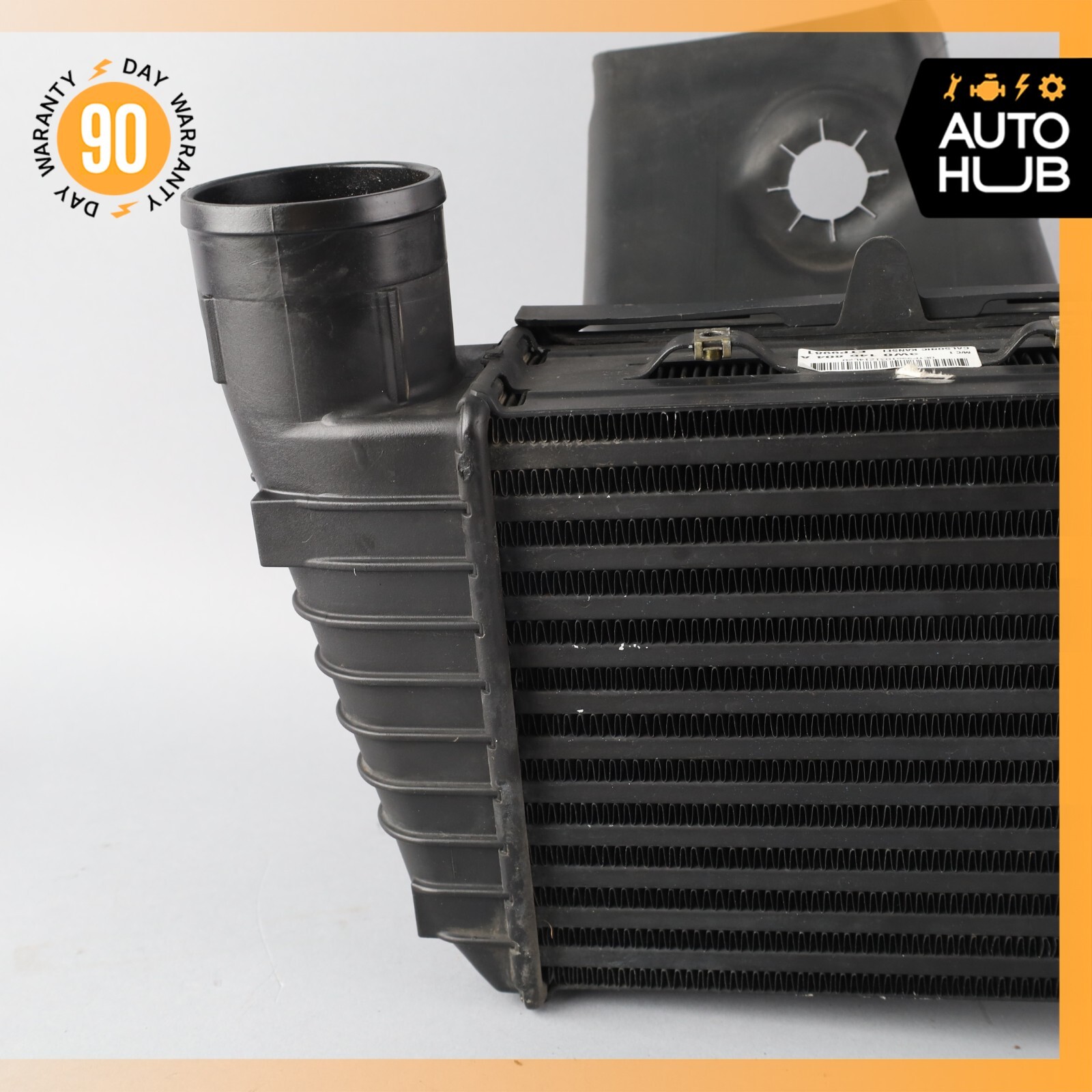 Bentley Continental GT 6.0L Right Turbo Intercooler Radiator w/ Air Duct OEM 53k