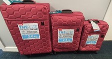 It Luggage Malaga Pink Lightweight Emboss Trolley 3 Set rrp £679.97 CR045 LD
