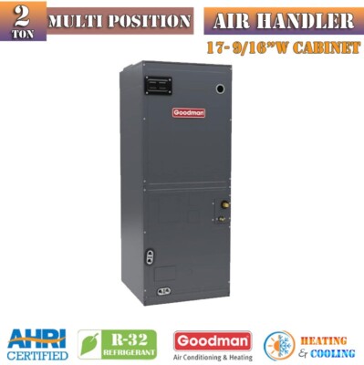 Goodman 2 Ton Air Handler Multi-Positional Variable Speed ECM R32 AMVT24BP1300