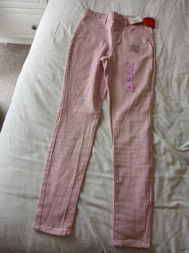 Ladies pink stretch jeggings