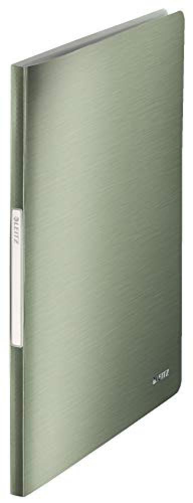 (TG. 40 buste) LEITZ STYLE portalistino a fogli fissi 40 buste - Verde celadon -