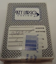 Vintage Cards used at Key Largo Casino Las Vegas  Blue