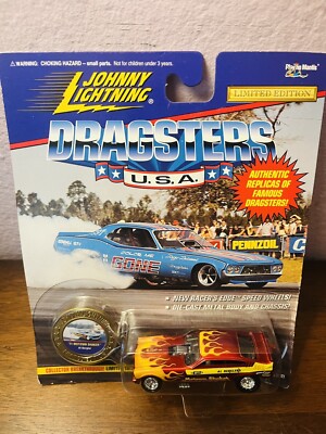 1/64 JOHNNY LIGHTNING DRAGSTERS USA AL BERGLER 1971 CHEVROLET VEGA MOTOWN SHAKER