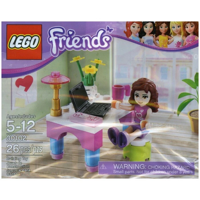 LEGO Friends Olivia's Desk Poly Bag 30102 (SELLADO)