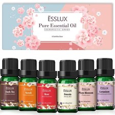 Image of Essential Oils Set Aromatherapy Oil Rose Neroli Fragrance Blends 6 x 10ml