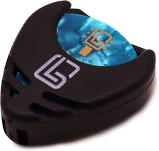 Porta Plettro  Chitarra  10 Plettri Misti GRATIS, Molla adesivo, regalo