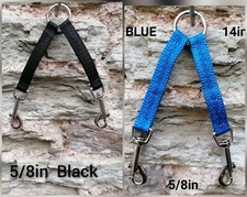 14" oder 12" NEWMARKET WEB 5/8" KUPPLUNG KUPPLUNG Blei Longe Z&uuml;gel Gurtband Farben