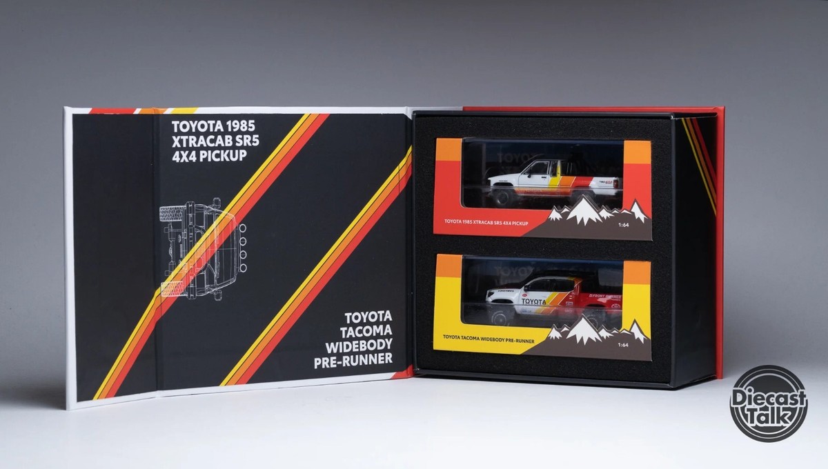 1/64 GCD Toyota Hilux + Tacoma TRD Box set GCD DiecastTalk
