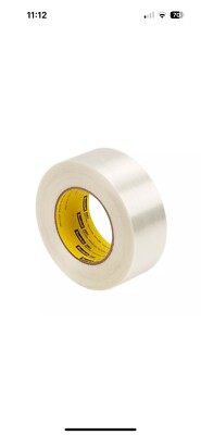 3M Filament Tape, 8981, clear, 1.41 in x 60.14 yd 