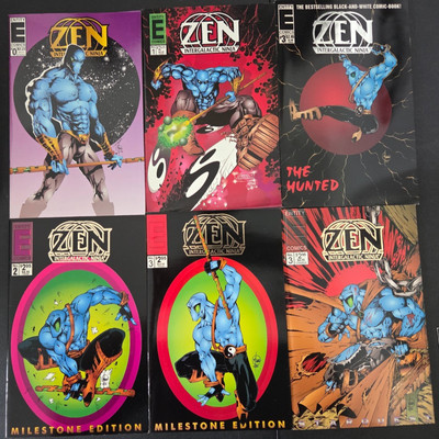 ZEN: INTERGALACTIC NINJA SET OF 9 ISSUES (1994) ENTITY COMICS BILL MAUS! STERN!+