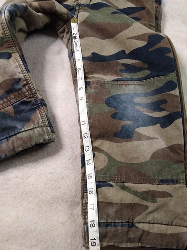 Walls Tough Wear Kidz Grow System Bib Overalls Youth 8-10 Camo Insulated Canvas - Picture 8 of 11