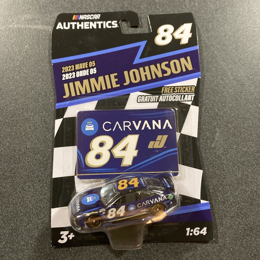 Jimmie Johnson #84 Carvana 2023 Wave 05 NASCAR Authentics 1:64 Scale Diecast