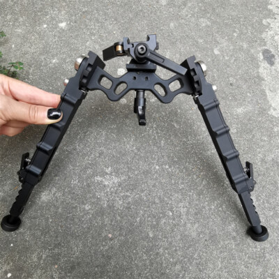 Rifle Bipod 360Degrees Swivel 7.5-9'' Adjustable Height Folding Design Picatinny