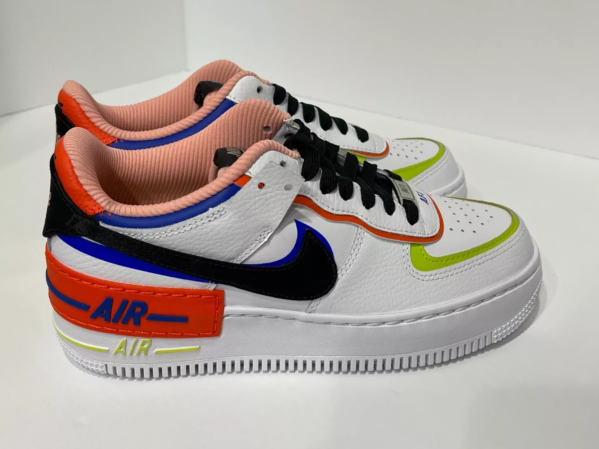 Nike Af1 Shadow Womens Shoes Size 7, Color: Off-White/Multi