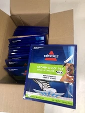 Bissel Stomp 'N Go Pet Lifting Pads + Oxy Stain Carpet Rug Cleaning, 20 Pack