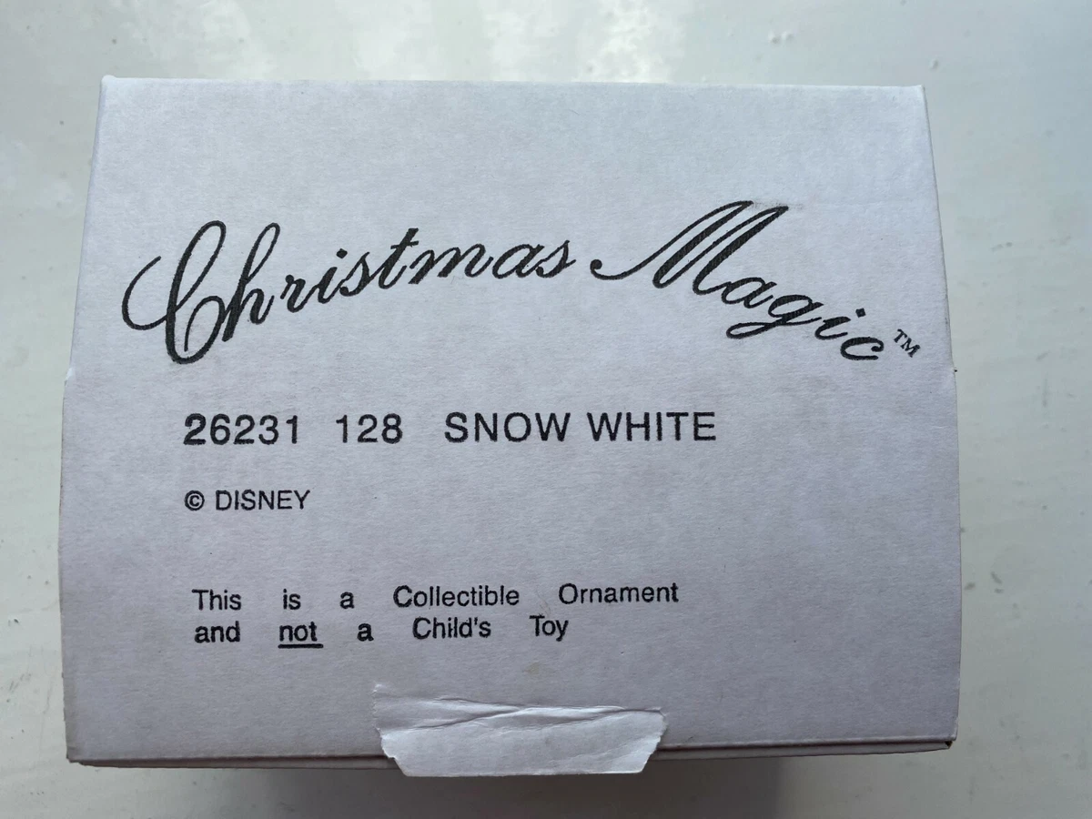 GROLIER Disney Weihnachtsbaum Anhänger Schneewittchen Figur Sammlung