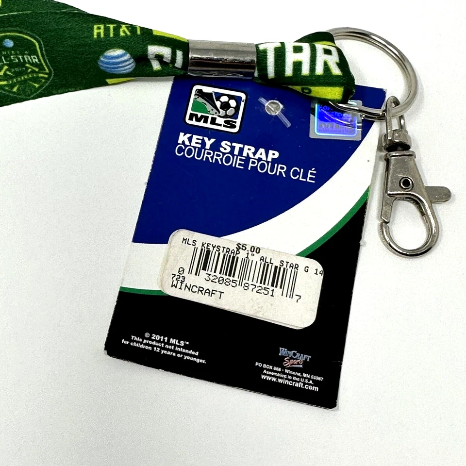 MLS Portland Timbers Soccer Football Lanyard Keychain All-Star Event 2014 New WT - Image 2 of 4