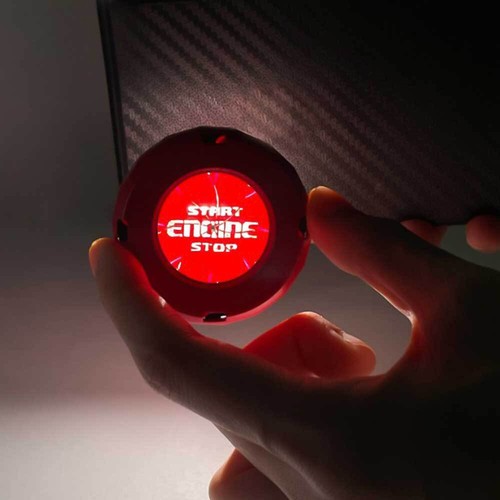 1Pc Auto Car Engine Start Stop Push Button Switch Cover Sticker Trim Accessories - Bild 9 von 15