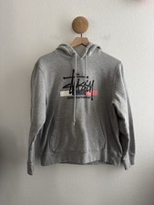 Stussy International Gray Hoodie Size Small