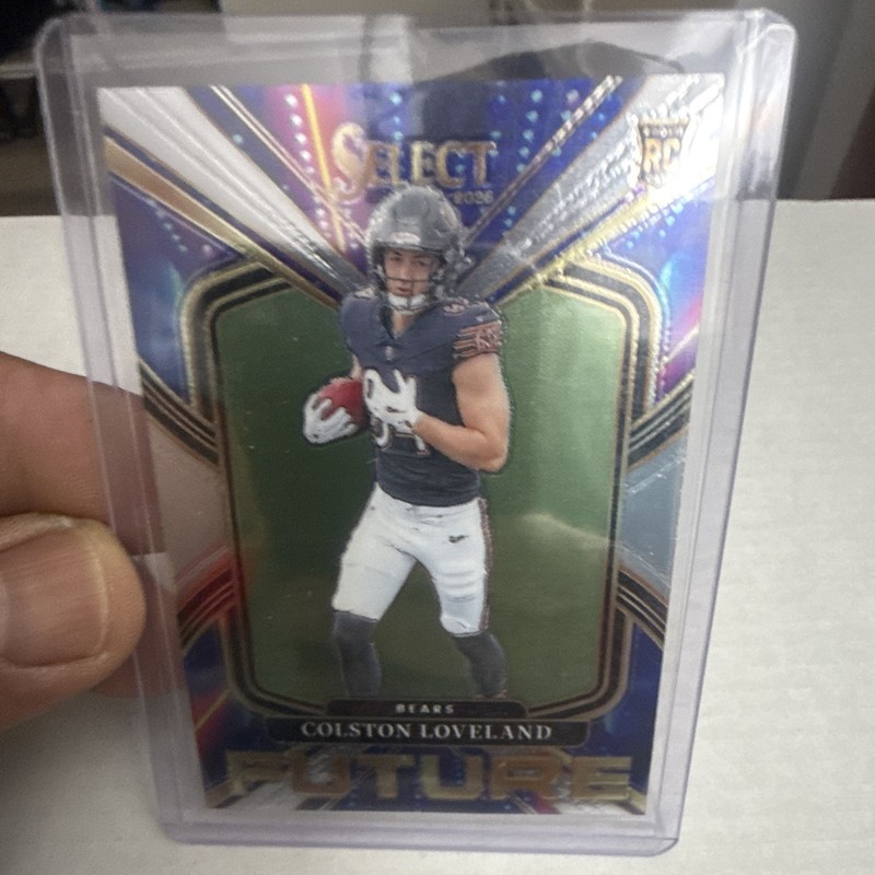 2025 Panini Select Future Rookie Colston Loveland Chicago Bears #8