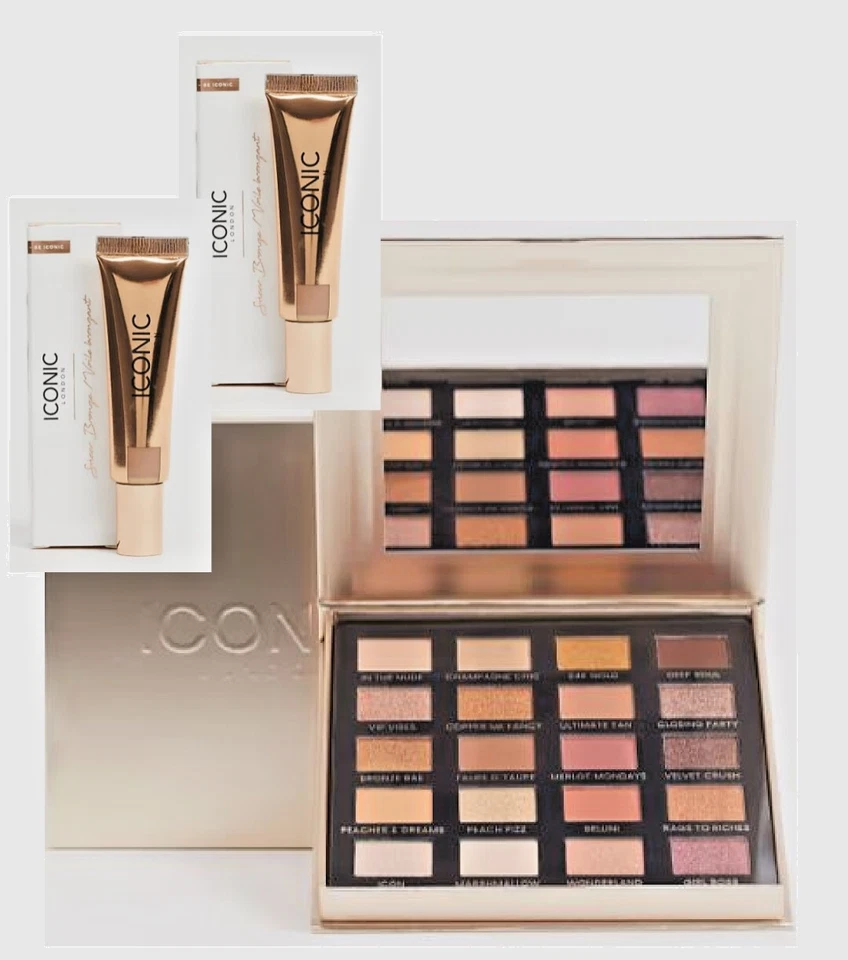 🎄 Iconic London Palette + 2x Sheer Bronzer NEU Glossybox Lookfantastic 🎄