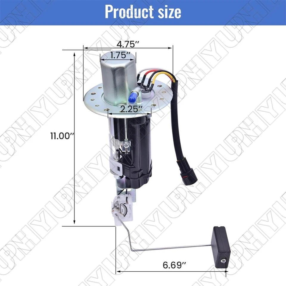 Fuel Pump Assembly 4Pins 15100-24FB0 For Suzuki 99-07 Hayabusa GSX1300R 1300RZ - Image 2 of 4