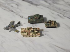 Vintage Military Micro machines Lot Of 4