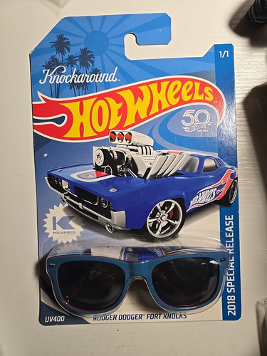 2018 Hot Wheels X Knockaround Rodger Dodger Fort Knocks SunGlasses - Picture 1 of 2