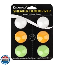 Knixmax Shoe Deodorizer Balls Strong, Odor Eliminator for Sneaker