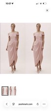 BHLDN Thompson Dusty Rose Off-Shoulder Formal Dress – Size 2