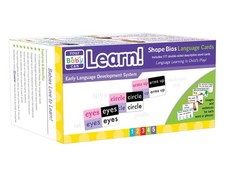 Your Baby Can Learn Shape Bias Language Cards