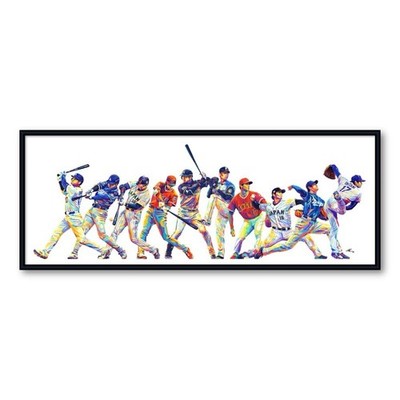 Shohei Ohtani Evolution Art Print - 9 x24 