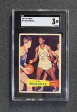 1957 Topps - #77 Bill Russell - SGC 3