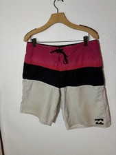 Bilabong Multicolored Board Shorts/Swim Trunks Size Large