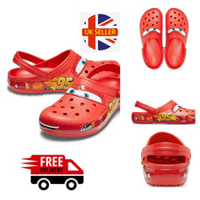 Lightning McQueen Crocs Clogs for Kids Adults Disney Cars Sandals Shoes Uk Size