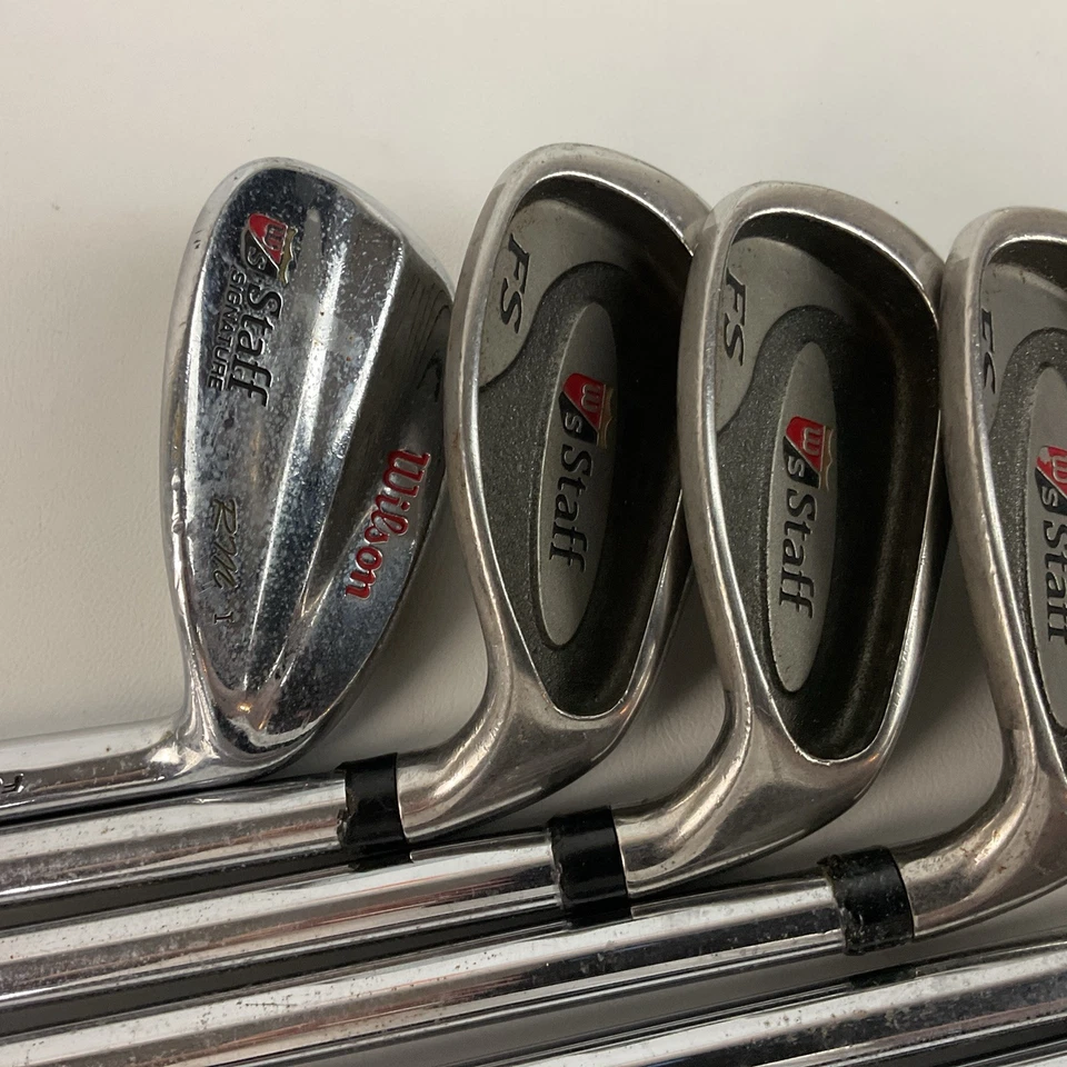 Wilson Staff FS Fat Shaft Iron Set Steel Shaft RH 3,4,5,6,8,9,PW And G Wedge - Image 4 of 4